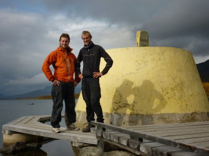 Robert & jag vid Treriksröset