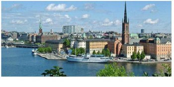 Vy över Stockholm