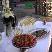 Drink på innergården