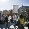 Demonstration för Nackstaskolans framtid