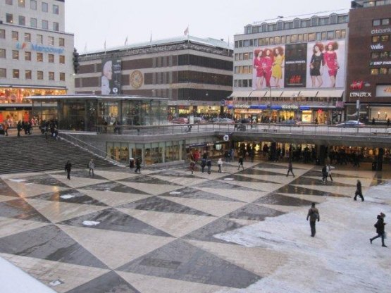 Sergels Torg Stockholm, February 2010. Photo Torun Ekstrand