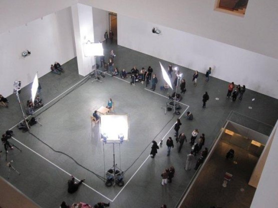 Museum of Modern Art, March, Marina Abramovic performance. Photo Torun Ekstrand