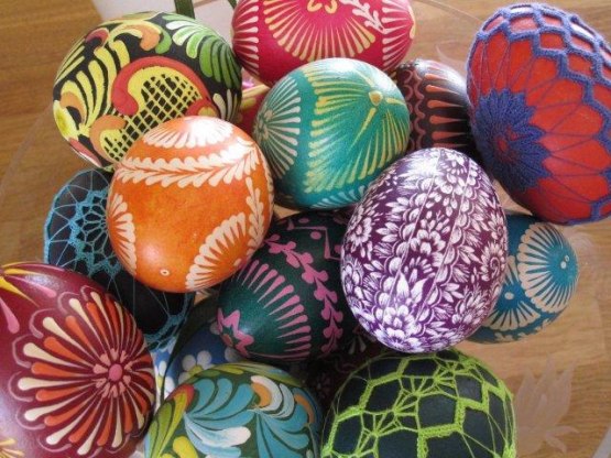 Easter eggs from Poland. Photo Torun Ekstrand
