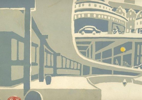 The Trolls at Slussen. A detail from the artists' book by Malte Axelsson