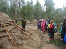 Sömådalens och Elgå skolor på besök