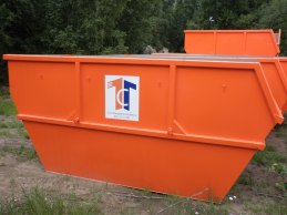 10m³ öppen miljöcontainer