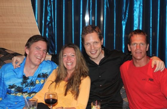 Dr. Eric Westman, jag, Dr. Andreas Eenfeldt och paleotränaren Rob Resnik