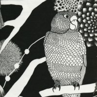 detalj "birdie" (bomullssating)
