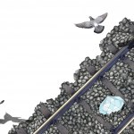 Illustration till novell om döden