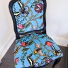 Sammetstyg "bugs blue" 