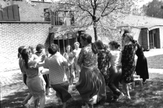 Dansdag med Lucie Minne vid Markusskyrkan maj- 92