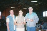 Inger, Sigrid och Olle Bergåkra 1995