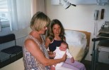 Mona, Carolin och Cecilia 4 juli 2001