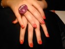 naglar med ring designad av mig :)