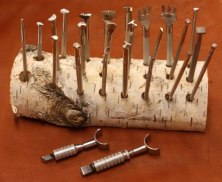 Punslar och swivel-kniv