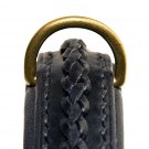 Halsband flätat svart 3