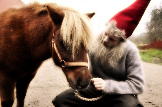 Tv show "Mytologerna- Tomtar" for UR. Makeup, maskwork & photo by Petra Shara Stoor. Costumes by Åsa Norman. Production: Dream Castle, Sweden. Tomte/ Actor: Christofer Von Seth 