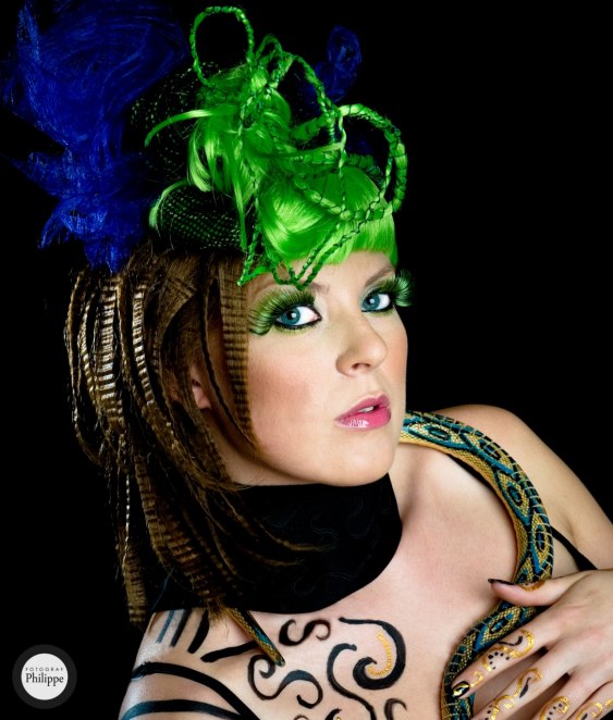 My winning Lady Gaga inspiration! Model Elena Gradin, photo: Philippe Rendu