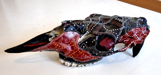 Skull artwork by Shara