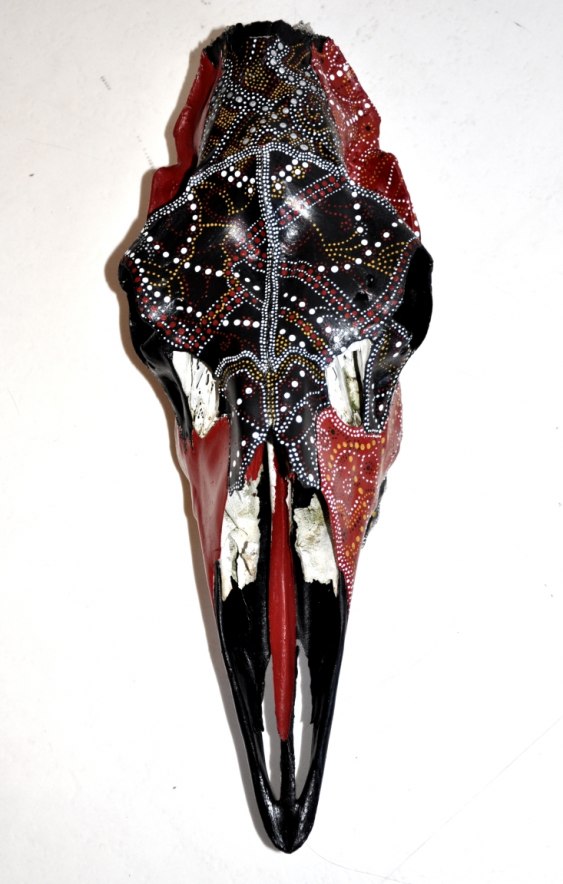 Skull artwork by Shara