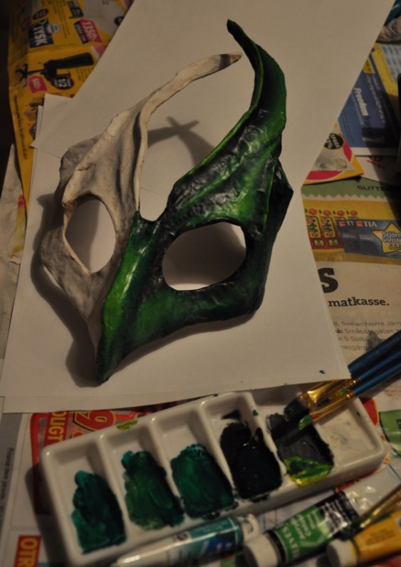Mask in the making...