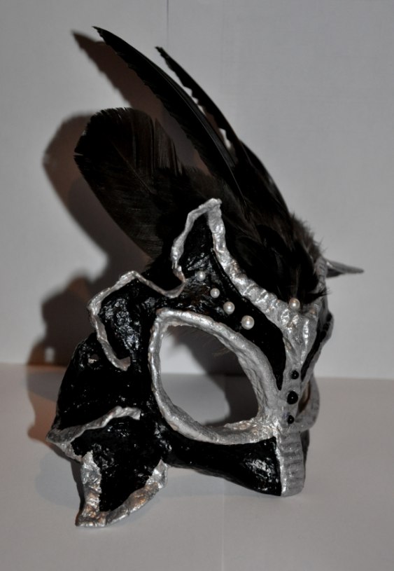 Paper mache mask by Shara