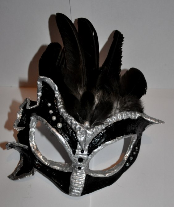 Paper mache mask by Shara