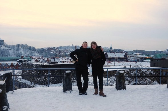 Jag och David!