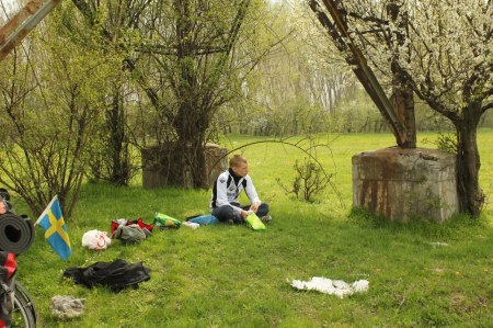 Lunchpaus i Rumanien
