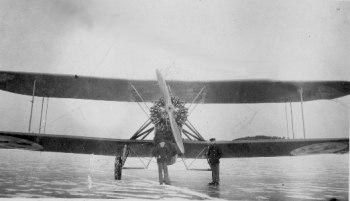 Scouting plane Heinkel HD 16, T 1. Luleå 1934.