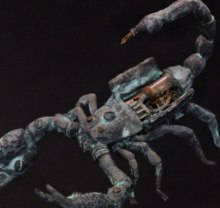 Automaton skorpion i brons av assassinskt ursprung. 1800-tal. Ur Dr Cagliostros samling.