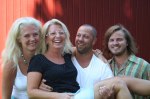 Ingrid, Helene, Björn och Johan