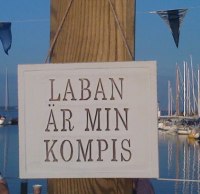 Labans egen skylt!