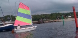 Olle på väg att runda styrbordspricken i viss konkurrens!