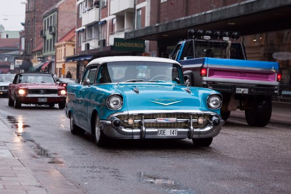 Detta är bara en av alla snygga mullrande V8 som gled förbi
