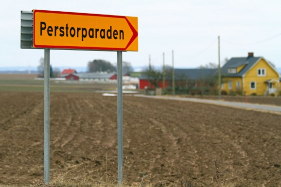Perstorparaden..här snackar vi gräddhylla. Har åkt förbi många gånger men idag tog jag en bild.