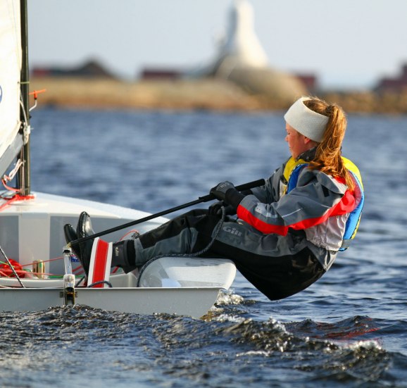 Test av sin nya E-Jolle