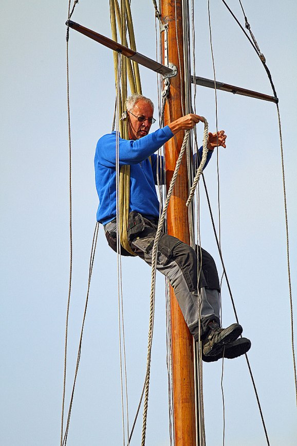 Har man 20 meter mast och en hel hög med spridare är det detta som gäller vid avmastning!!
