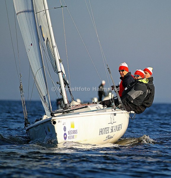 Här kommer SM vinnarna i C 55 2011. Rorsman Thomas Olsson, gastar Jörgen Preuss & Kristian Jensen.