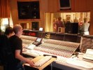 Inspelning pågår! Pama Records Kristianopel. Foto: Wiggo Ehrsköld 
