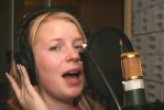 Anna Månsson, skivinspelning, Pama Records Kristianopel! Foto Martina Karlsson 