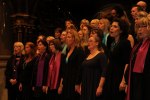 Heliga Kors Gospel tillsammans med Rejoice i Allhelgonakyrkan i Lund. Foto: Martina Karlsson
