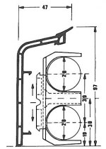 Golvsockel med breddningsprofil 28mm