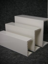 Stamledningsprofil U - profil vit 3m längd