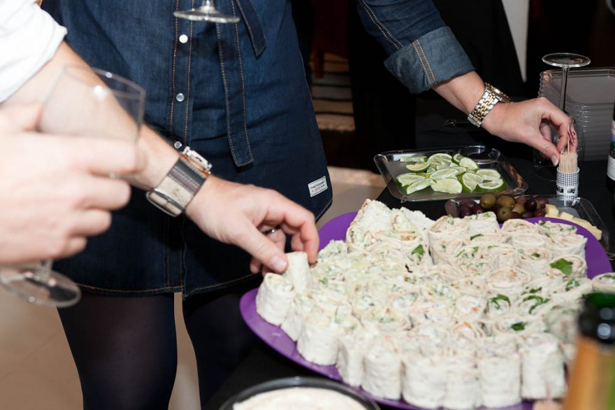 Snittar och bubbel - Foto: Cecilia Sjöberg