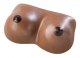Bröst ljus choklad med nougat