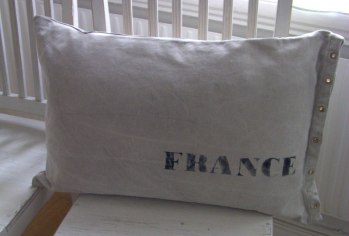 FRANCE kudde - FRANCE kudde mörkgrå