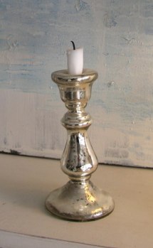 Ljusstake i fattigmanssilver