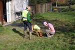 Helene och Nina med Quita