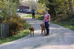 Caroline med Cenna och Nelio